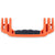 Pelican Rubber Overmolded Replacement Handle, Medium, Orange (3-Prong) ColorCase 