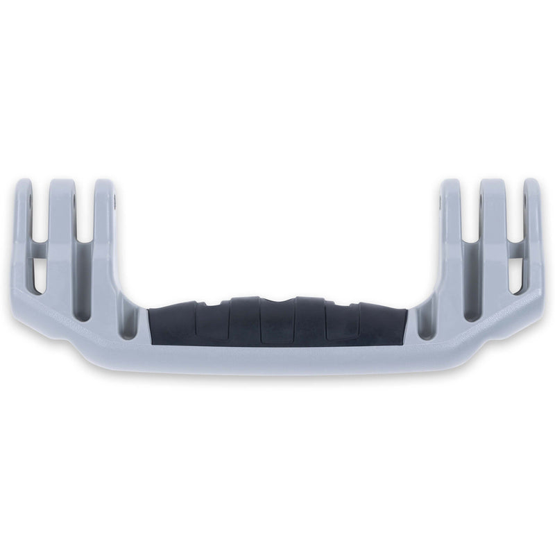 Pelican Rubber Overmolded Replacement Handle, Medium, Silver (3-Prong) ColorCase 