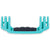 Pelican Rubber Overmolded Replacement Handle, Medium, Teal (3-Prong) ColorCase 