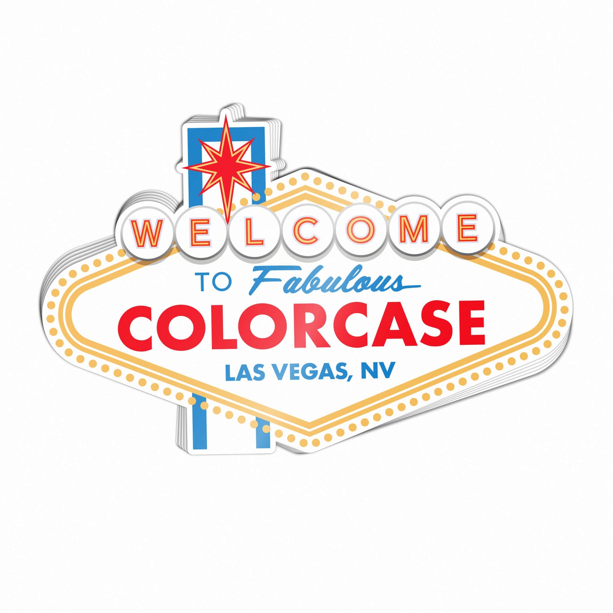 "Welcome to Fabulous ColorCase" Die Cut Sticker ColorCase 