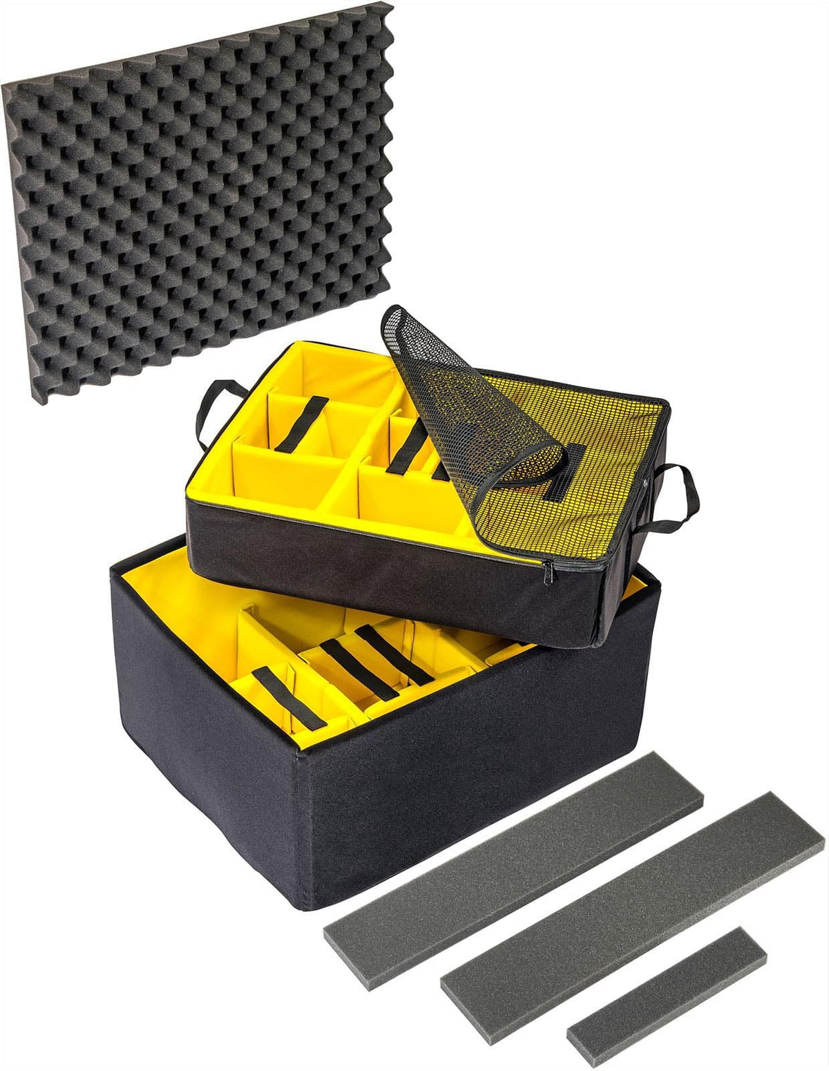 Pelican 1637 Air Microfiber Padded Dividers, Yellow ColorCase 