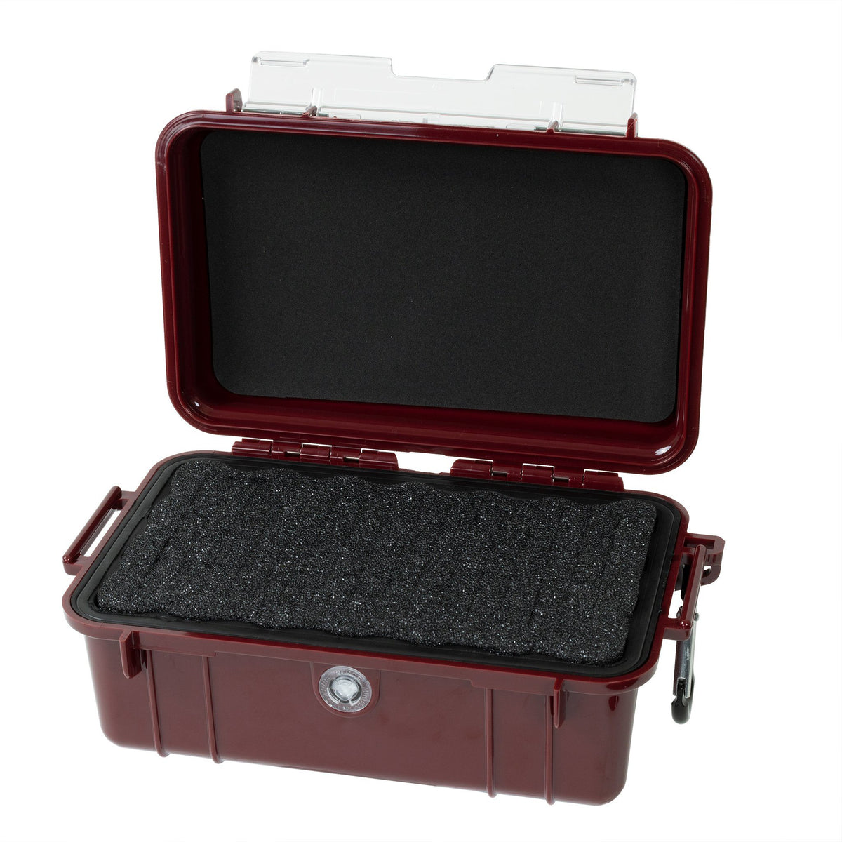 Pelican 1050 Case, Oxblood Pick &amp; Pluck Foam with Convolute Lid Foam ColorCase 010500-0001-510-510