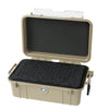 Pelican 1050 Case, Desert Tan Pick & Pluck Foam with Convolute Lid Foam ColorCase 010500-0001-310-310