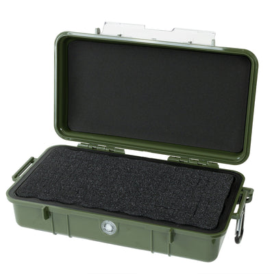Pelican 1060 Case, OD Green Pick & Pluck Foam with Convolute Lid Foam ColorCase 010600-0001-500-500