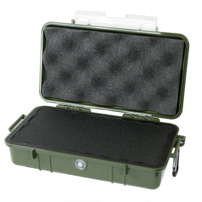 Pelican 1060 Case, OD Green Solid Foam ColorCase 010600-0002-500-500