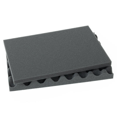 Pelican 1200 Replacement Foam 2-Piece Convolute Lid and Bottom Foam Only ColorCase 1200-FSC-TB