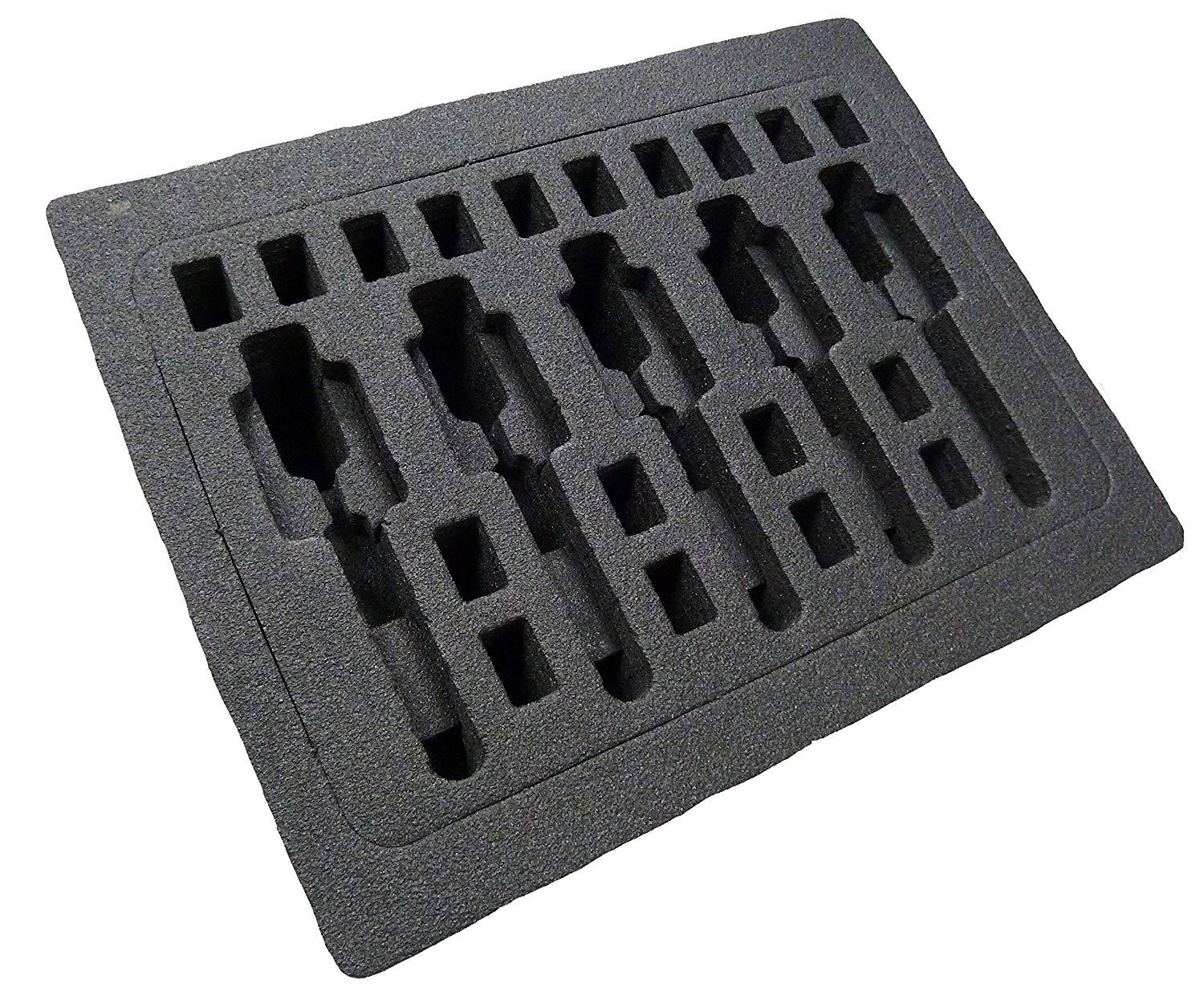 Pelican 1520 5-Pistol Foam Insert with Convolute Lid Foam ColorCase 