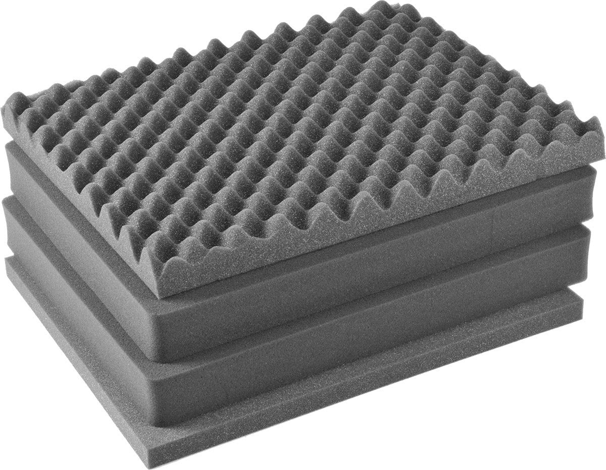 Pelican 1600 Replacement Foam 4-Piece Solid Foam Complete Set ColorCase 1600-FS-SLD