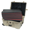 Pelican 1610 Case, Desert Tan Custom Tool Kit (7 Foam Inserts with Mesh Lid Organizer) ColorCase 016100-0160-310-310