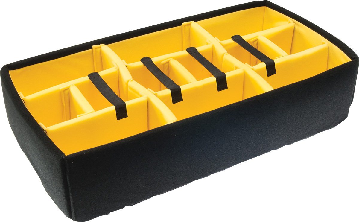 Yellow Pelican 1615 Air Microfiber Dividers &amp; lid foam. ColorCase 