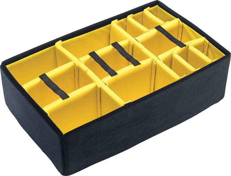 Yellow Pelican 1650 Microfiber Padded Dividers & lid foam. ColorCase 