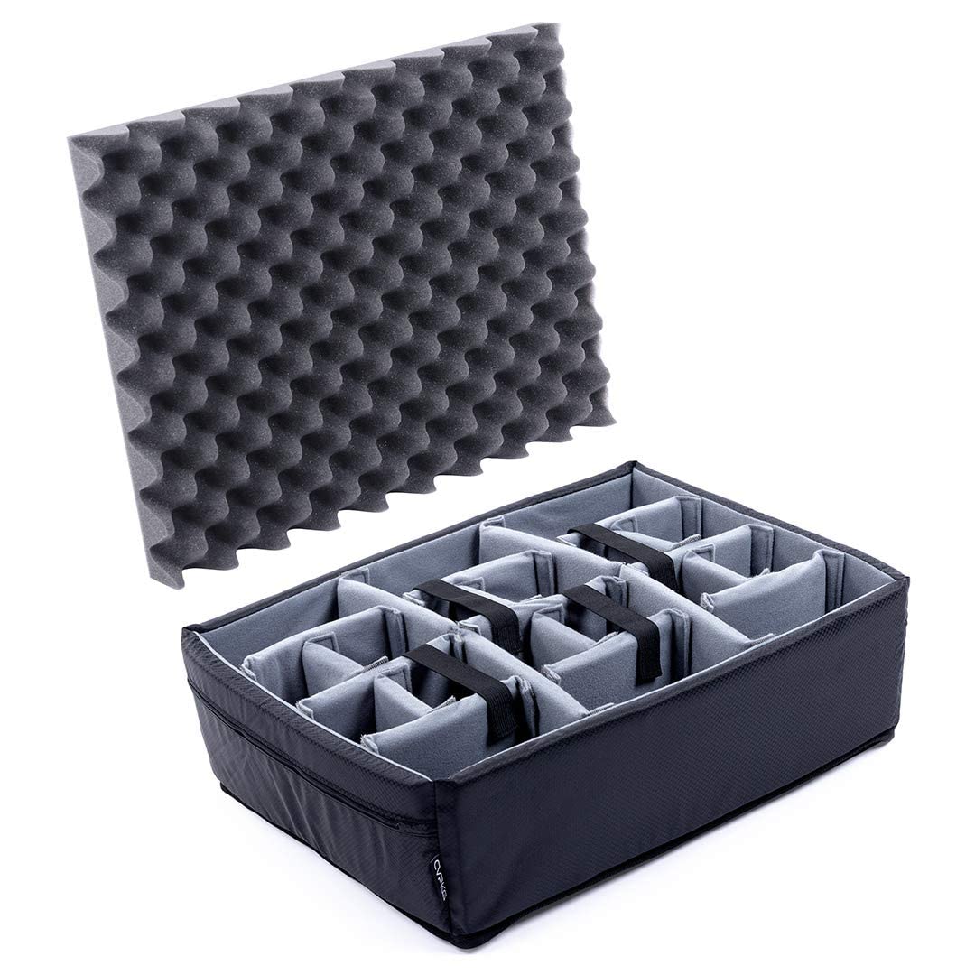 Pelican 1600 Microfiber Padded Dividers, Gray ColorCase 