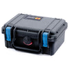 Pelican 1120 Case, Black with Blue Latches ColorCase