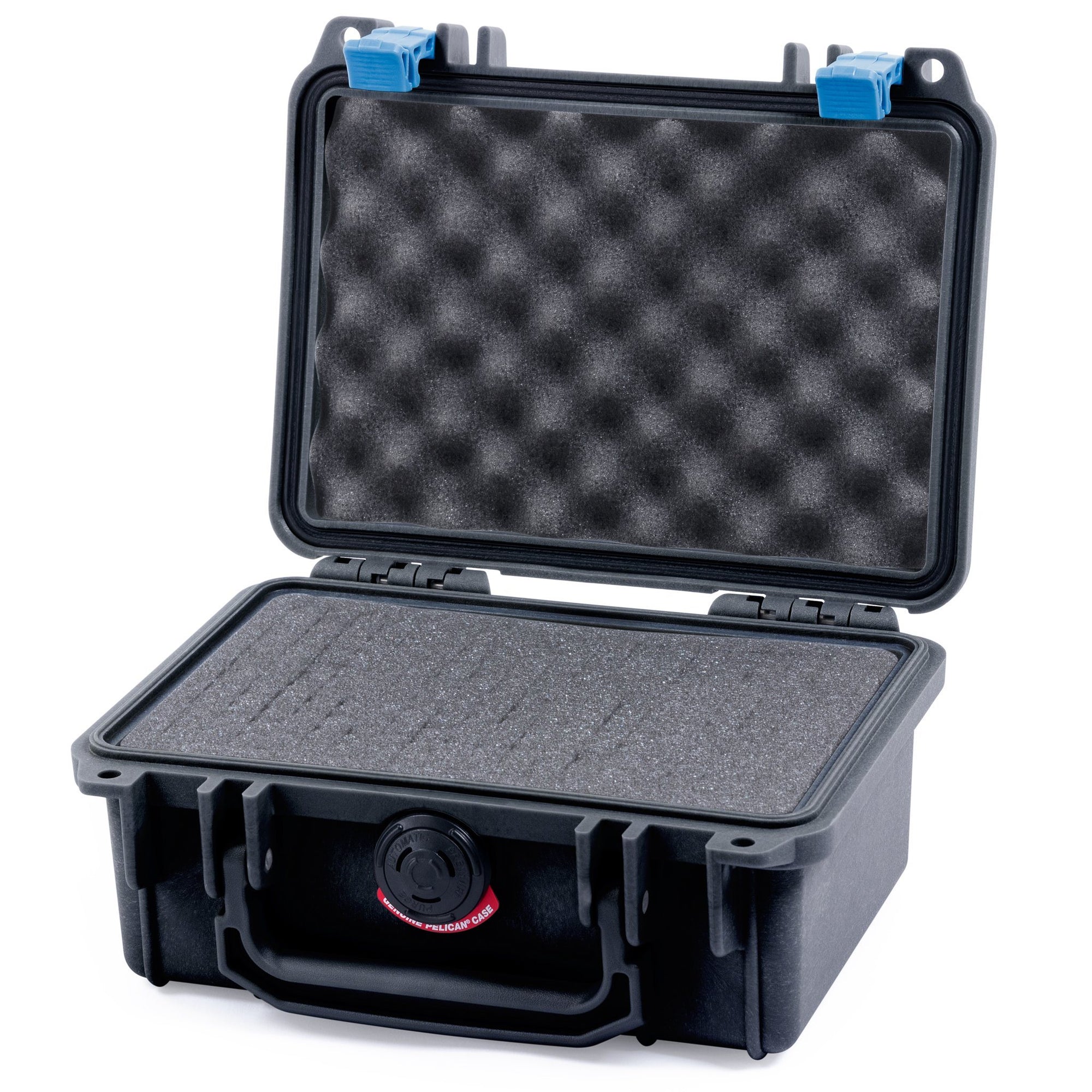 Pelican 1120 Protector Case, Black with Blue Latches