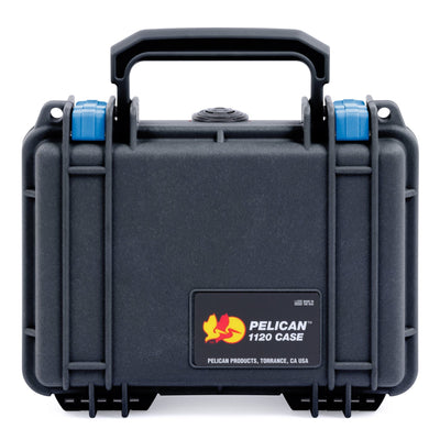 Pelican 1120 Case, Black with Blue Latches ColorCase