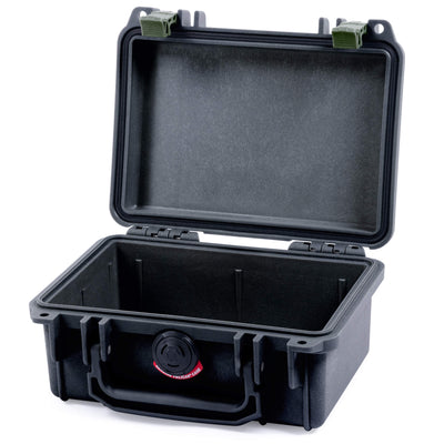 Pelican 1120 Case, Black with OD Green Latches None (Case Only) ColorCase 011200-0000-110-130