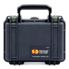 Pelican 1120 Case, Black with OD Green Latches ColorCase