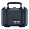 Pelican 1120 Case, Black with Silver Latches ColorCase