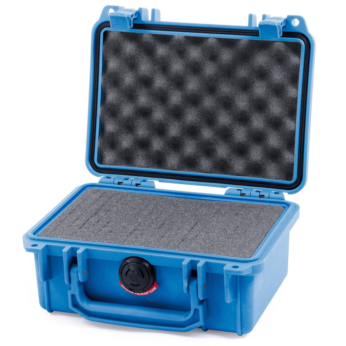 Pelican 1120 Case, Blue Pick &amp; Pluck Foam with Convolute Lid Foam ColorCase 011200-0001-120-120