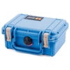 Pelican 1120 Case, Blue with Desert Tan Latches ColorCase