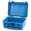 Pelican 1120 Case, Blue with Silver Latches None (Case Only) ColorCase 011200-0000-120-180