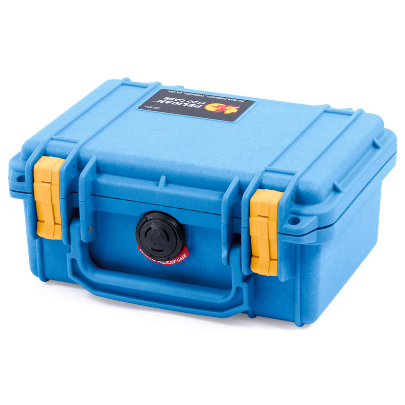 Pelican 1120 Case, Blue with Yellow Latches ColorCase 