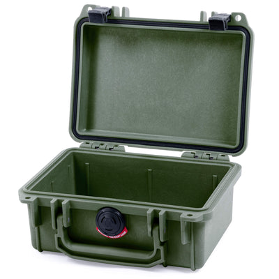 Pelican 1120 Case, OD Green with Black Latches None (Case Only) ColorCase 011200-0000-130-110