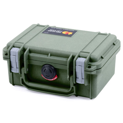 Pelican 1120 Case, OD Green with Silver Latches ColorCase