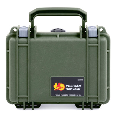 Pelican 1120 Case, OD Green with Silver Latches ColorCase