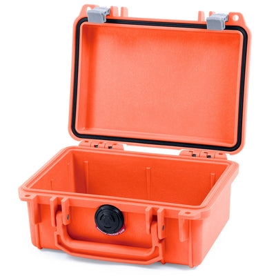 Pelican 1120 Case, Orange with Silver Latches None (Case Only) ColorCase 011200-0000-150-180