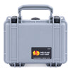 Pelican 1120 Case, Silver with Black Latches ColorCase