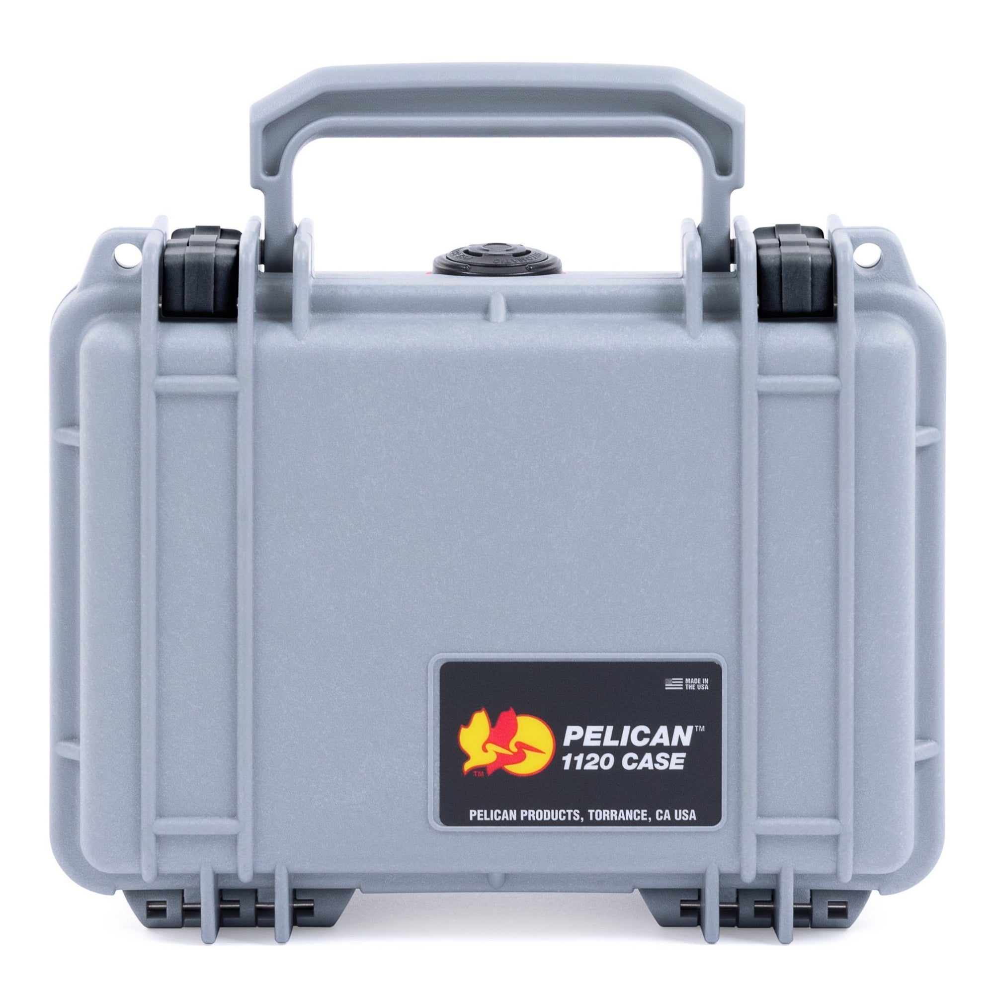 Pelican 1120 Case, Silver with Black Latches ColorCase 