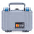 Pelican 1120 Case, Silver with Blue Latches ColorCase 