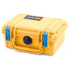 Pelican 1120 Case, Yellow with Blue Latches ColorCase
