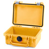 Pelican 1120 Case, Yellow with Silver Latches None (Case Only) ColorCase