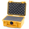 Pelican 1120 Case, Yellow Pick & Pluck Foam with Convolute Lid Foam ColorCase