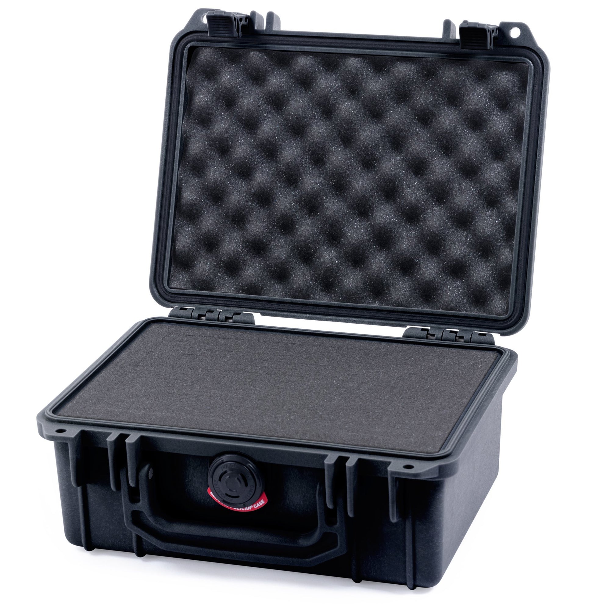 Pelican 1150 Case, Black Pick & Pluck Foam with Convolute Lid Foam ColorCase