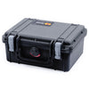 Pelican 1150 Case, Black with Silver Latches ColorCase