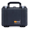 Pelican 1150 Case, Black with Silver Latches ColorCase