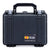 Pelican 1150 Case, Black with Silver Latches ColorCase 