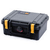 Pelican 1150 Case, Black with Yellow Latches ColorCase