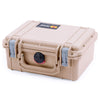 Pelican 1150 Case, Desert Tan with Silver Latches ColorCase