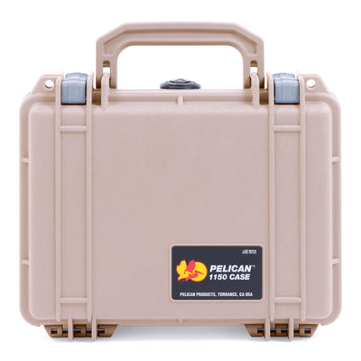 Pelican 1150 Case, Desert Tan with Silver Latches ColorCase