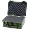 Pelican 1150 Case, OD Green with Black Latches Pick & Pluck Foam with Convolute Lid Foam ColorCase 011500-0001-130-110