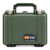 Pelican 1150 Case, OD Green with Desert Tan Latches ColorCase