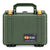 Pelican 1150 Case, OD Green with Yellow Latches ColorCase 