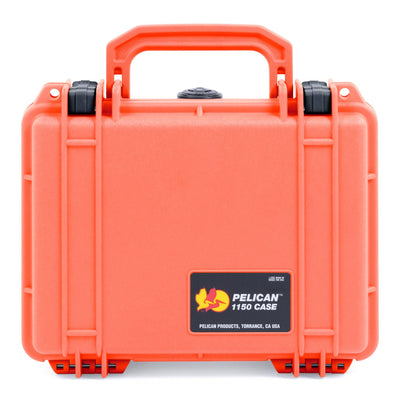 Pelican 1150 Case, Orange with Black Latches ColorCase