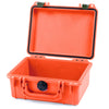 Pelican 1150 Case, Orange with OD Green Latches None (Case Only) ColorCase 011500-0000-150-130