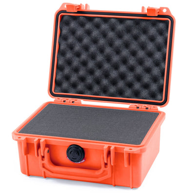 Pelican 1150 Case, Orange Pick & Pluck Foam with Convolute Lid Foam ColorCase 011500-0001-150-150