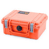 Pelican 1150 Case, Orange with Silver Latches ColorCase